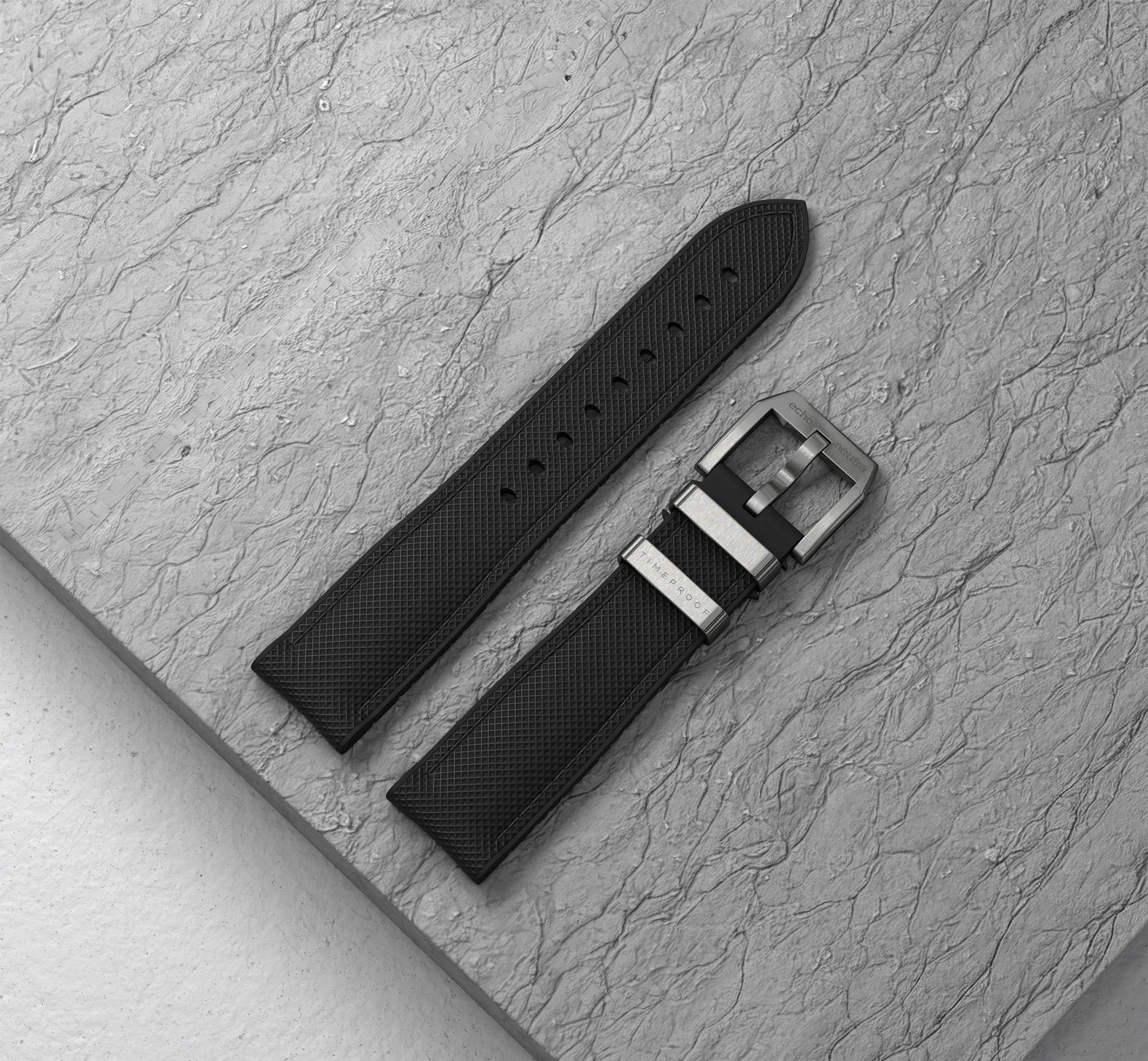 Black Rubber strap - Averau Ceramic